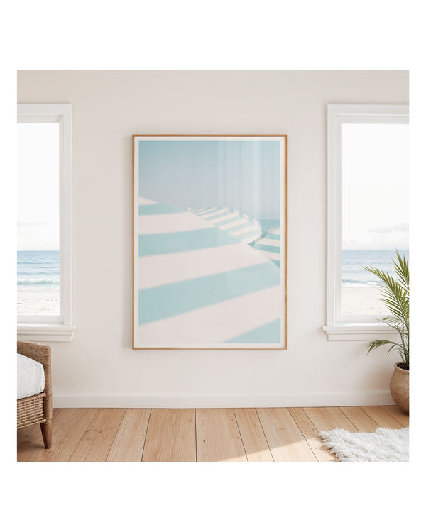 Umbrellas by the Sea