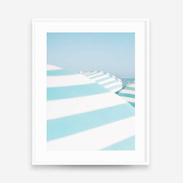 Umbrellas by the Sea