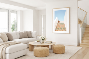 SPANISH WALL ART MINIMAL WESTERN DECOR FRAMED READY TO HANG 