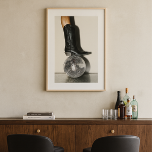 COWGIRL PHOTOGRAPHY LLOYD PRINT STUDIO FRAMED WALL ART MODERN ART HOTEL WALL ART READY TO HANG