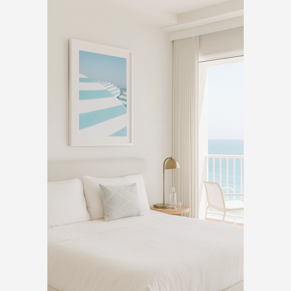 Umbrellas by the Sea